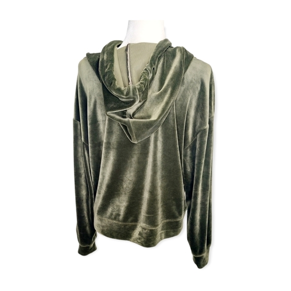 Sanctuary Melrose  Brigade Velour Hooded Sweatshirt‎ - Picture 4 of 6